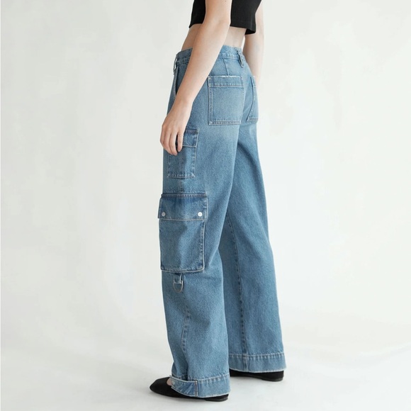 Oak & Fort Cargo Jeans - Picture 1 of 5